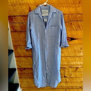 Frank & Eileen Rory Dress in Linen Size XS